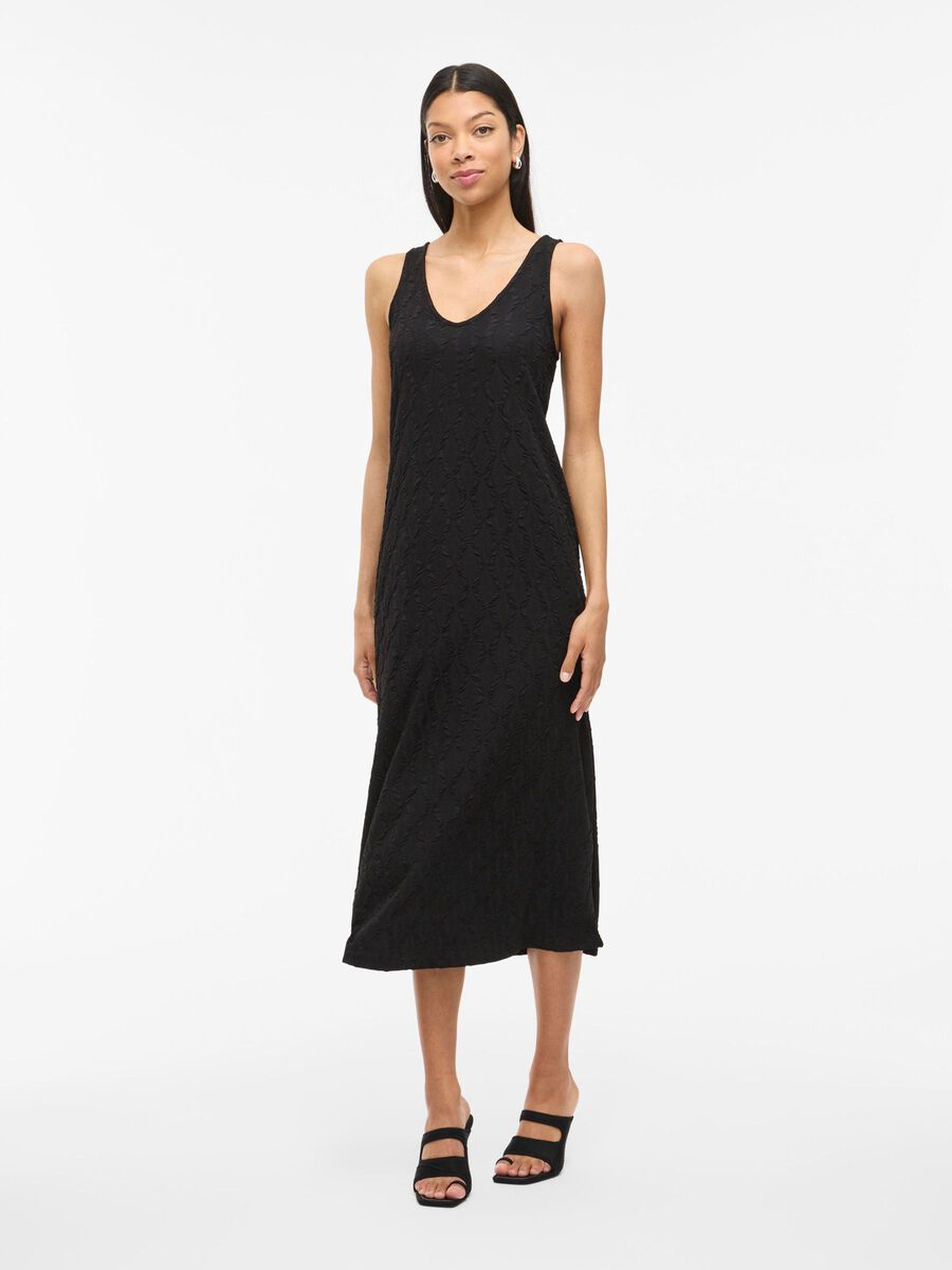 VILA VIMIST - SANS MANCHES ROBE MI-LONGUE, Black, highres - 14112693_Black_003.jpg