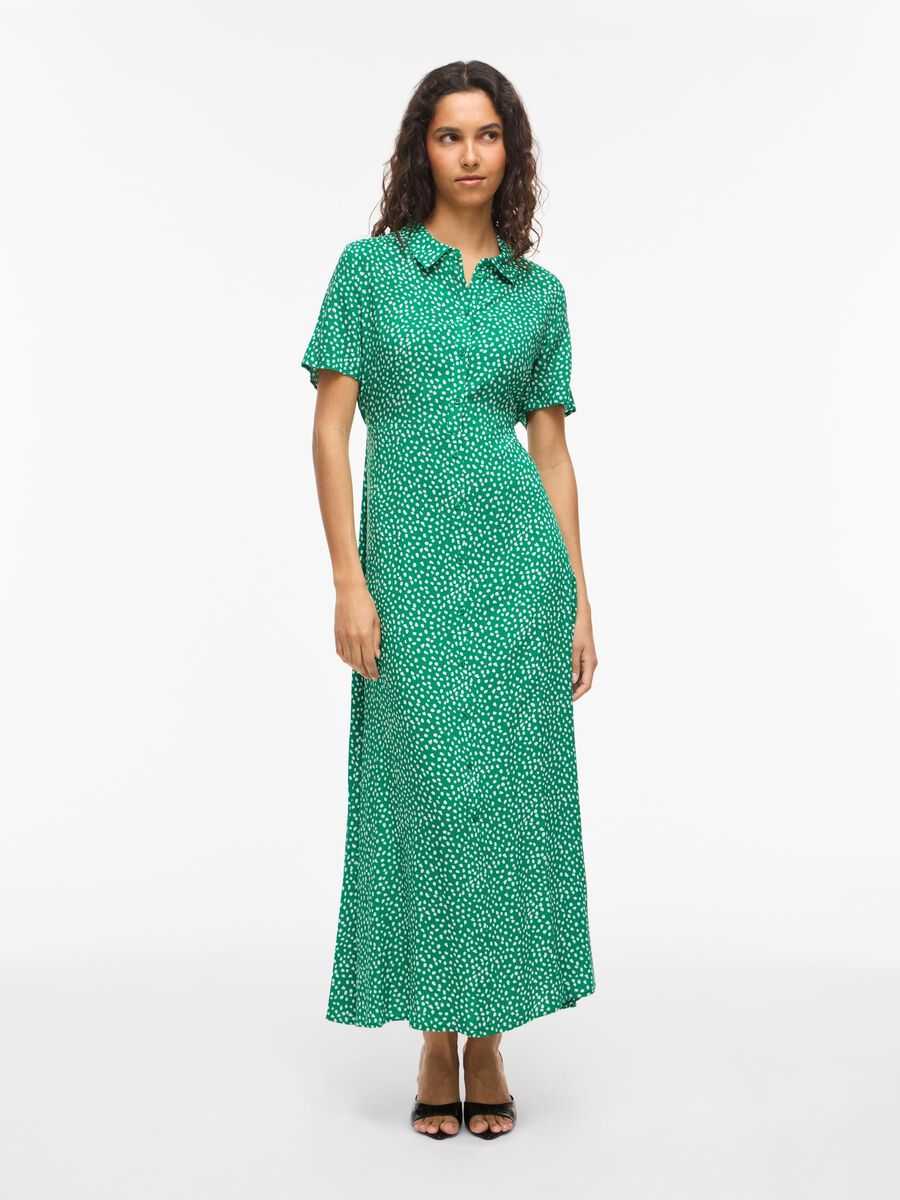 Product carousel image - VIAYA PAYA SHORT SLEEVED SHIRT DRESS, Jelly Bean | 1