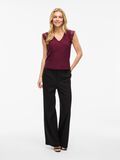 VILA VITRAV V-NECK CAP SLEEVE TOP, Fig, highres - 14111143_Fig_005.jpg