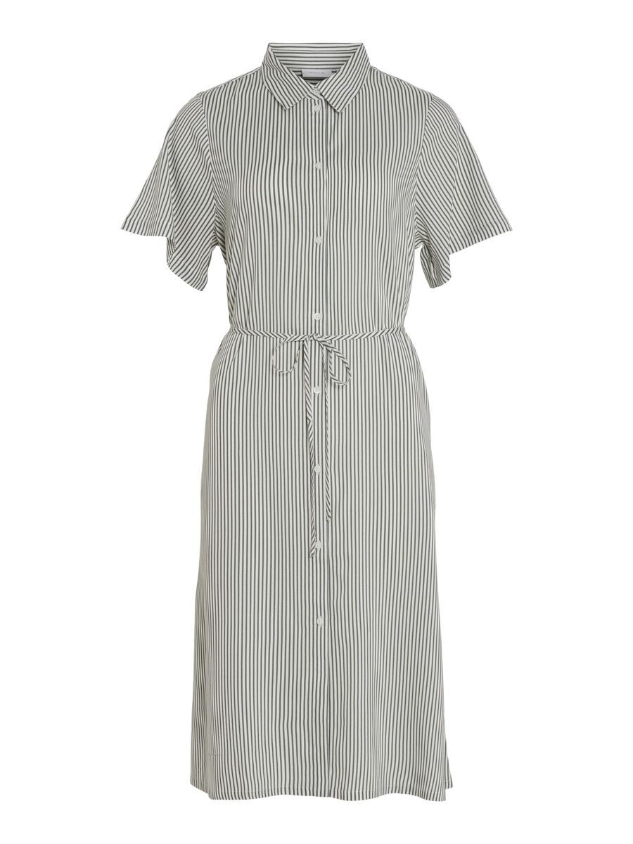 VILA VIRAGNA SHORT SLEEVED  SHIRT DRESS, Snow White, highres - 14103249_SnowWhite_1156734_001.jpg