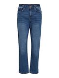 VILA MEDELHÖG MIDJA STRAIGHT FIT-JEANS, Medium Blue Denim, highres - 14080228_MediumBlueDenim_001.jpg