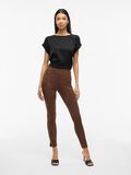VILA VIELLETTE SHORT SLEEVED TOP, Black, highres - 14059563_Black_005.jpg