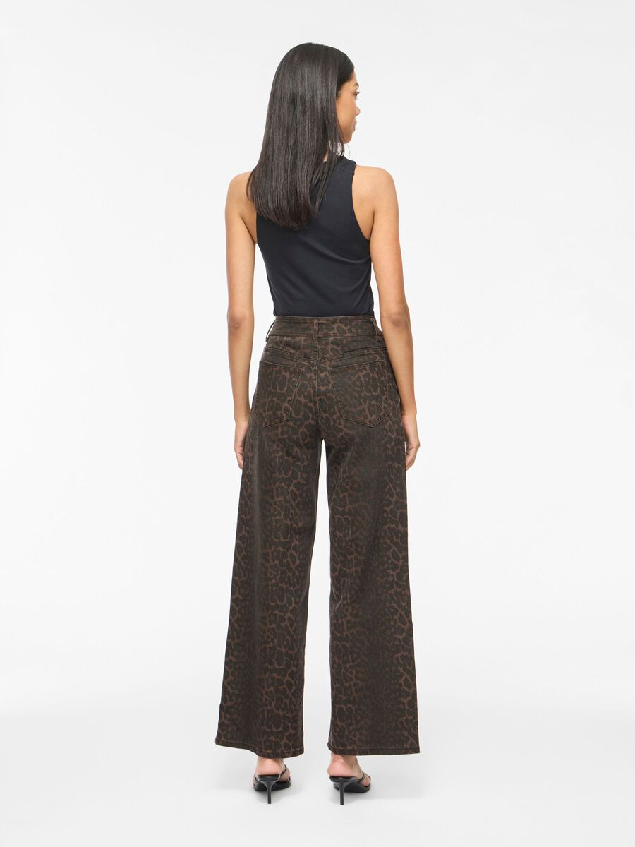 Carousel image - VICHIA - TAILLE HAUTE JEAN, Coffee Bean | 2