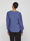 VILA V-NECK SHIRT, Bijou Blue, highres - 14100621_BijouBlue_004.jpg