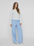 VILA VIDALO GESTREIFTES STRICKPULLOVER, White Alyssum, highres - 14101685_WhiteAlyssum_1150797_005.jpg