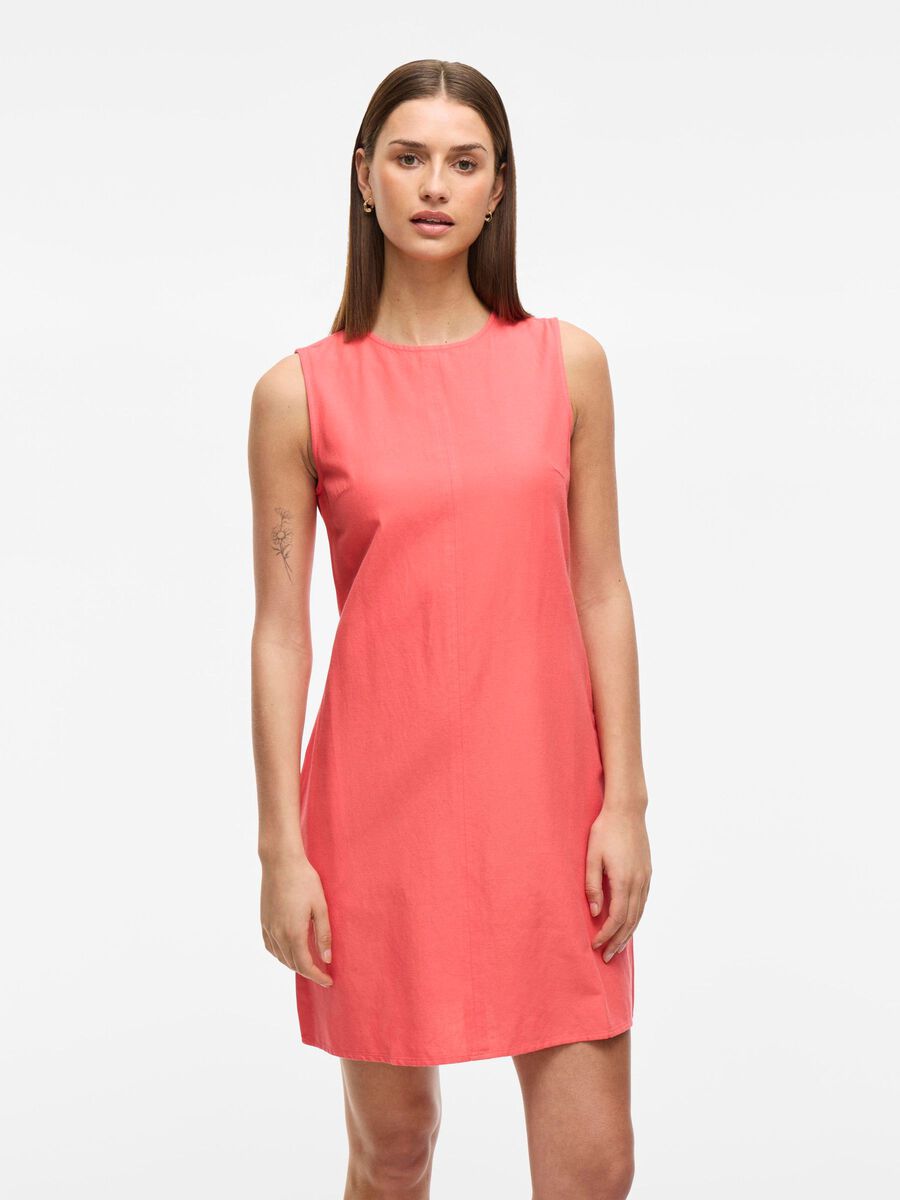 VILA SLEEVELESS SHORT DRESS, Dubarry, highres - 14104798_Dubarry_003.jpg