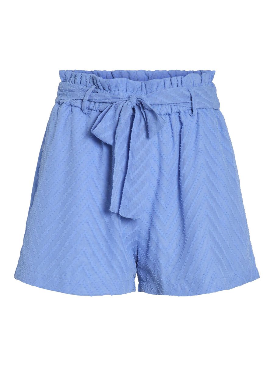 VILA TAILLE HAUTE SHORT, Coronet Blue, highres - 14101591_CoronetBlue_001.jpg