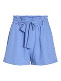 VILA HIGH WAIST SHORTS, Coronet Blue, highres - 14101591_CoronetBlue_001.jpg