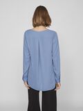 Vila HIGH LOW SPLIT NECK SHIRT, Coronet Blue, highres - 14044253_CoronetBlue_004.jpg