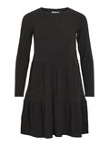 VILA LONG SLEEVED SHORT DRESS, Black, highres - 14103271_Black_001.jpg