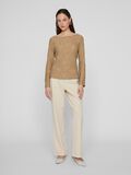 VILA BOATNECK LONG SLEEVED TOP, Fossil, highres - 14109873_Fossil_005.jpg