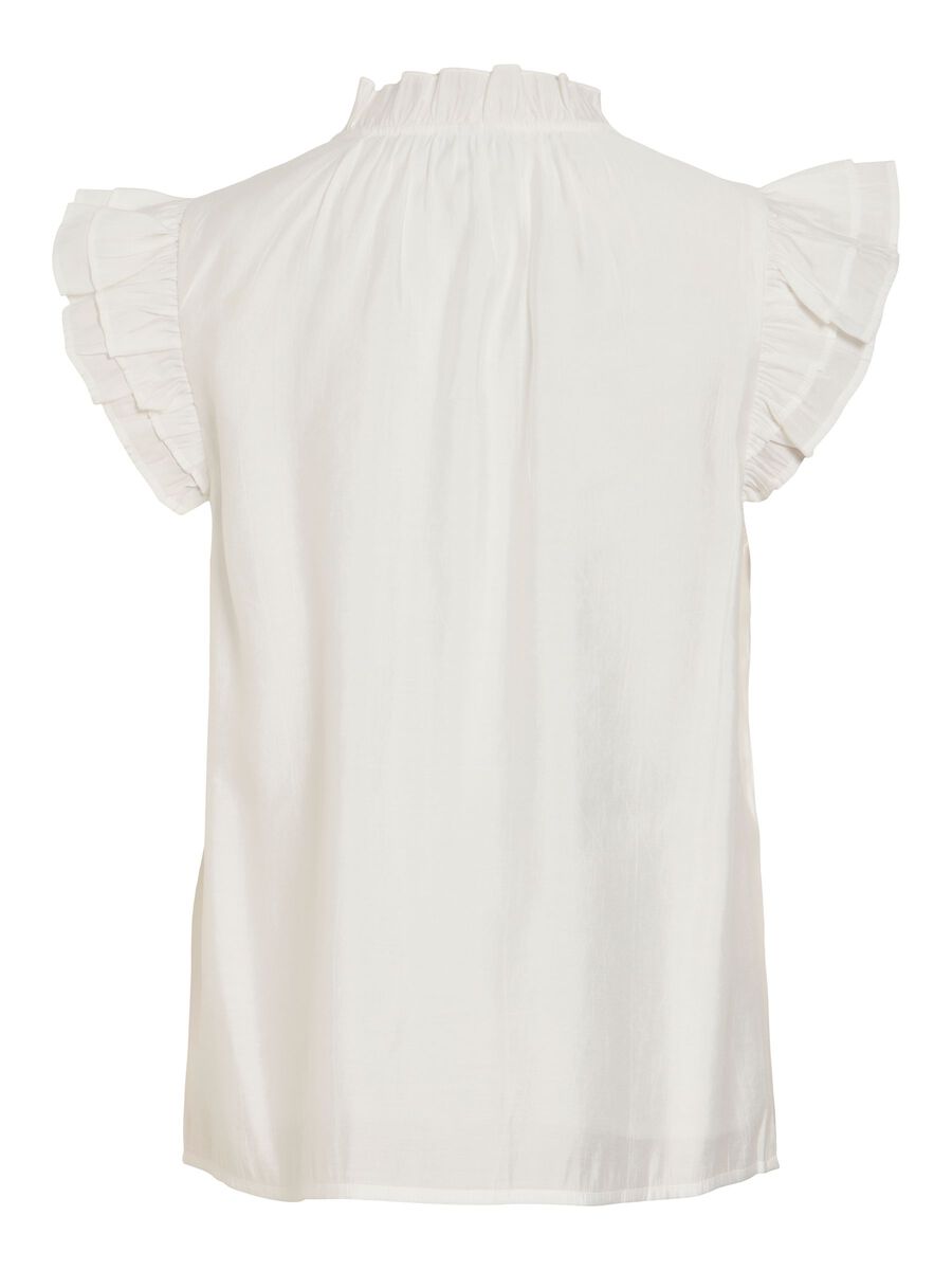 Product carousel image - VIANU V-NECK SLEEVELESS TOP, Snow White | 2