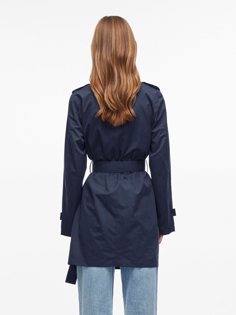 VILA BELTED TRENCHCOAT, Navy Blazer, highres - 14107076_NavyBlazer_004.jpg