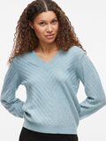 VILA V-NECK KNITTED PULLOVER, Tourmaline, highres - 14110244_Tourmaline_1220594_006.jpg