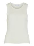 VILA SLEEVELESS KNITTED TOP, Cloud Dancer, highres - 14104626_CloudDancer_001.jpg