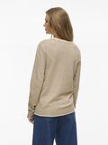 VILA RUNDHALS STRICKPULLOVER, Natural Melange, highres - 14110910_NaturalMelange_1229777_004.jpg