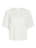Product image thumbnail - VISTACIA BLONDE TOP MED KORTE &AElig;RMER, Cloud Dancer | 6
