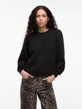 VILA VISIF - DÉCOUPE EN CŒUR SWEAT-SHIRT, Black, highres - 14113097_Black_003.jpg