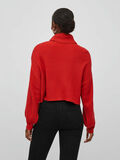 Vila TURTLENECK KNITTED PULLOVER, Pompeian Red, highres - 14080729_PompeianRed_004.jpg