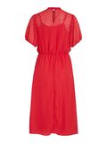 VILA SHORT SLEEVED MIDI DRESS, Poppy Red, highres - 14099311_PoppyRed_002.jpg