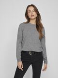 VILA COL ROND PULL EN MAILLE, Medium Grey Melange, highres - 14106346_MediumGreyMelange_003.jpg