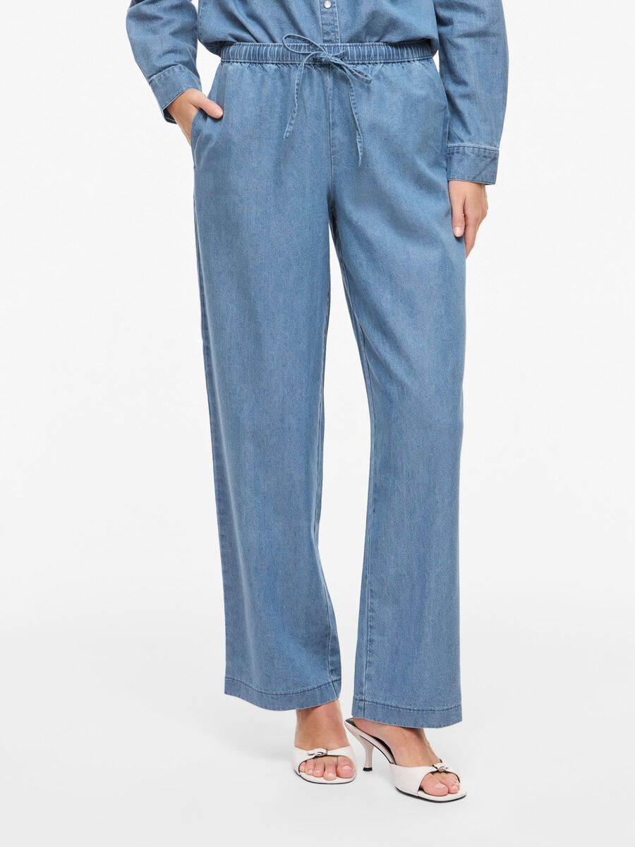 Product carousel image - VICONGA MIDDELS H&Oslash;Y MIDJE BUKSER, Light Blue Denim | 1