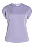 VILA VIELLETTE SHORT SLEEVED TOP, Violet Tulip, highres - 14059563_VioletTulip_001.jpg