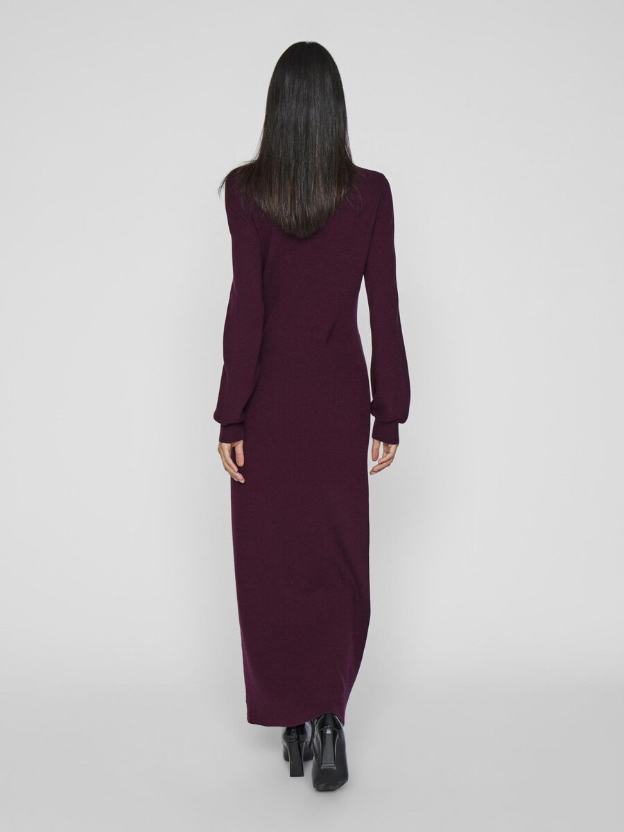 VILA KNITTED MAXI DRESS, Winetasting, highres - 14109942_Winetasting_004.jpg