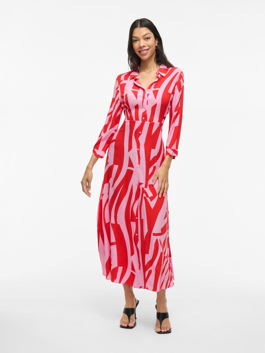 VILA MAXI SHIRT DRESS, Poppy Red, highres - 14106623_PoppyRed_1209533_003.jpg
