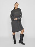 VILA VICHOCA LÅNG ÄRM STICKAD KLÄNNING, Dark Grey, highres - 14101301_DarkGrey_1161790_005.jpg