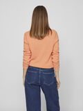 Vila BASIC KNITTED PULLOVER, Shell Coral, highres - 14082767_ShellCoral_004.jpg