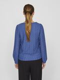 VILA V-NECK LONG SLEEVED TOP, Bijou Blue, highres - 14099604_BijouBlue_004.jpg