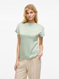 VILA VIELLETTE BOATNECK SHORT SLEEVED TOP, Swamp, highres - 14110009_Swamp_003.jpg
