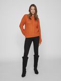 Vila DETAILED KNITTED PULLOVER, Burnt Orange, highres - 14082782_BurntOrange_005.jpg