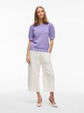 VILA SHORT-SLEEVED KNITTED TOP, Violet Tulip, highres - 14084421_VioletTulip_005.jpg