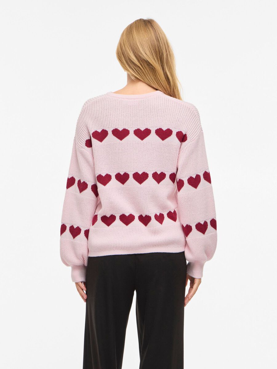 Carousel image - VIJAMILLA JACQUARD STRICKPULLOVER, Cherry Blossom | 2
