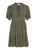 Vila À MANCHES COURTES ROBE COURTE, Dusty Olive, highres - 14097438_DustyOlive_001.jpg