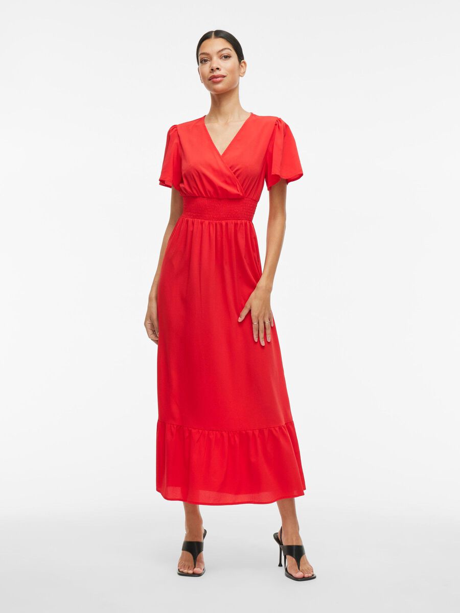 VILA SHORT SLEEVED MAXI DRESS, Mars Red, highres - 14109687_MarsRed_003.jpg