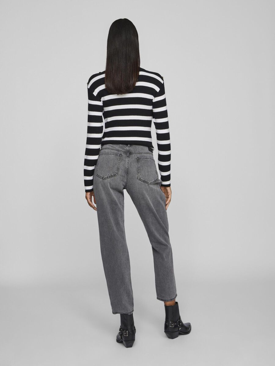 VILA TAILLE MI-HAUTE JEAN, Medium Grey Denim, highres - 14099722_MediumGreyDenim_004.jpg