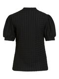 VILA VIRIK HIGH NECK SHORT SLEEVED TOP, Black, highres - 14112659_Black_002.jpg