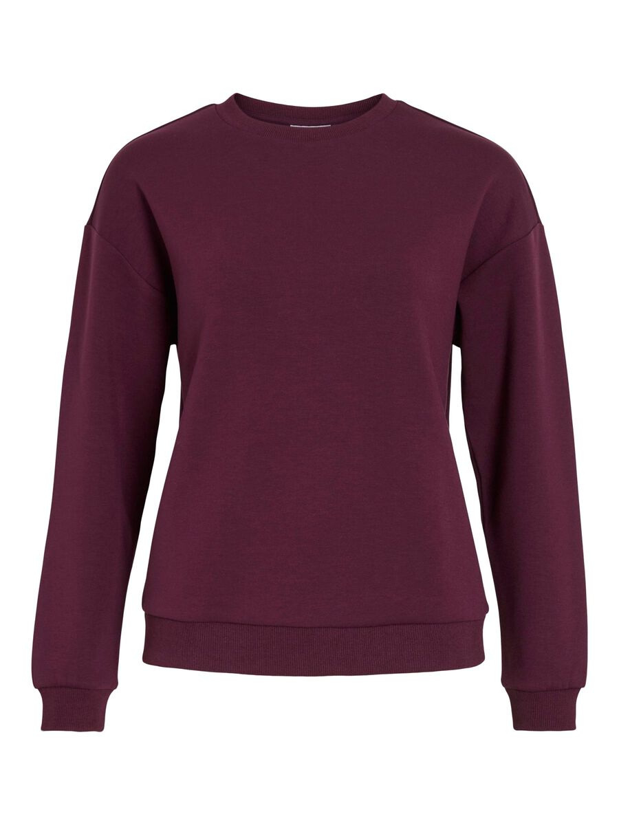 VILA VISANDY BASIC SWEATSHIRT, Fig, highres - 14103140_Fig_001.jpg