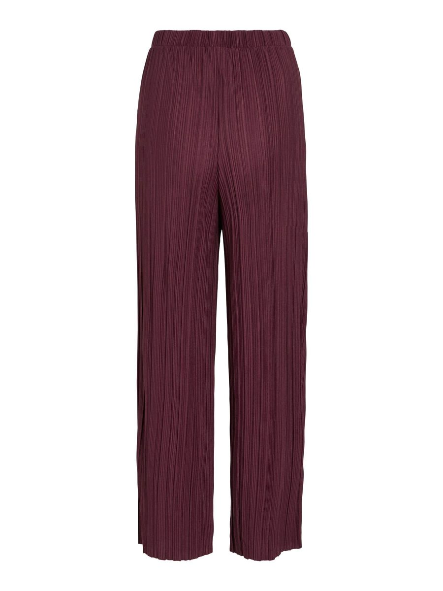 VILA RIBBED WIDE-LEG TROUSERS, Fig, highres - 14089681_Fig_002.jpg