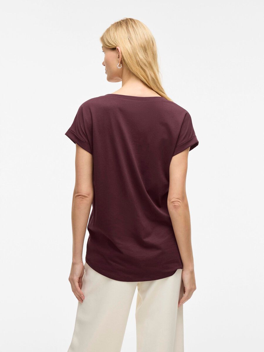 VILA VIDREAMERS CUELLO REDONDO CAMISETA, Fig, highres - 14083083_Fig_004.jpg