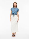 VILA VINEA KORTE MOUWEN OVERHEMD, Medium Blue Denim, highres - 14106797_MediumBlueDenim_005.jpg