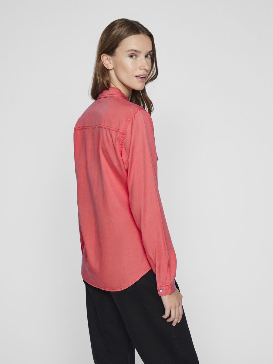 VILA VIBISTA POCKET DENIM SHIRT, Dubarry, highres - 14033008_Dubarry_004.jpg