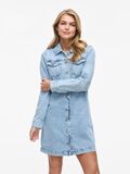 VILA VIJAF KORT JEANSKLÄNNING, Light Blue Denim, highres - 14106616_LightBlueDenim_003.jpg