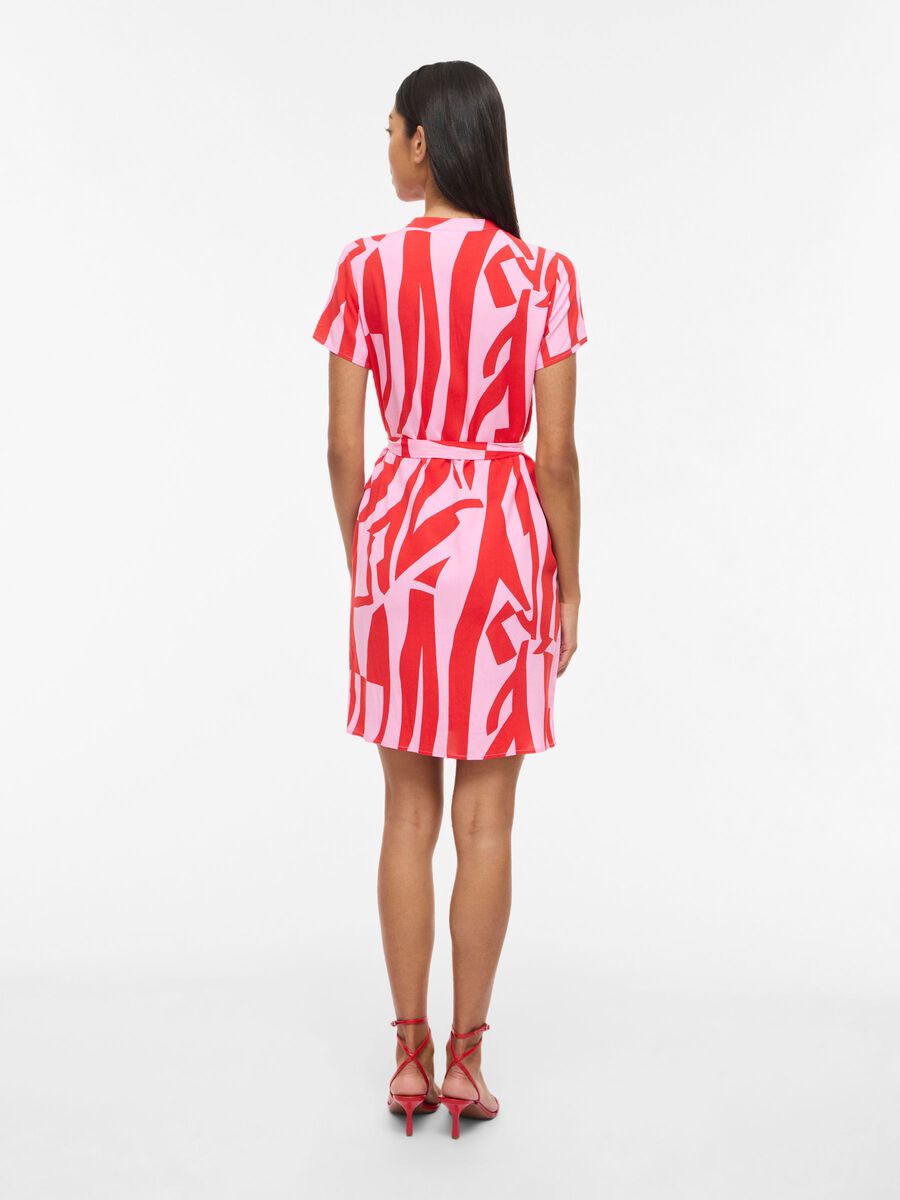 Product carousel image - VIIDA PAYA SHORT SHIRT DRESS, Poppy Red | 2
