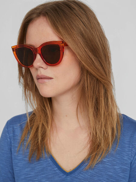 Vila GROSSE CAT-EYE SONNENBRILLE, Amber Yellow, highres - 14083906_AmberYellow_1011668_003.jpg
