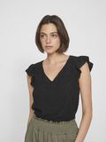VILA CUELLO EN V TOP DE MANGAS CASQUILLO, Black Beauty, highres - 14097604_BlackBeauty_007.jpg