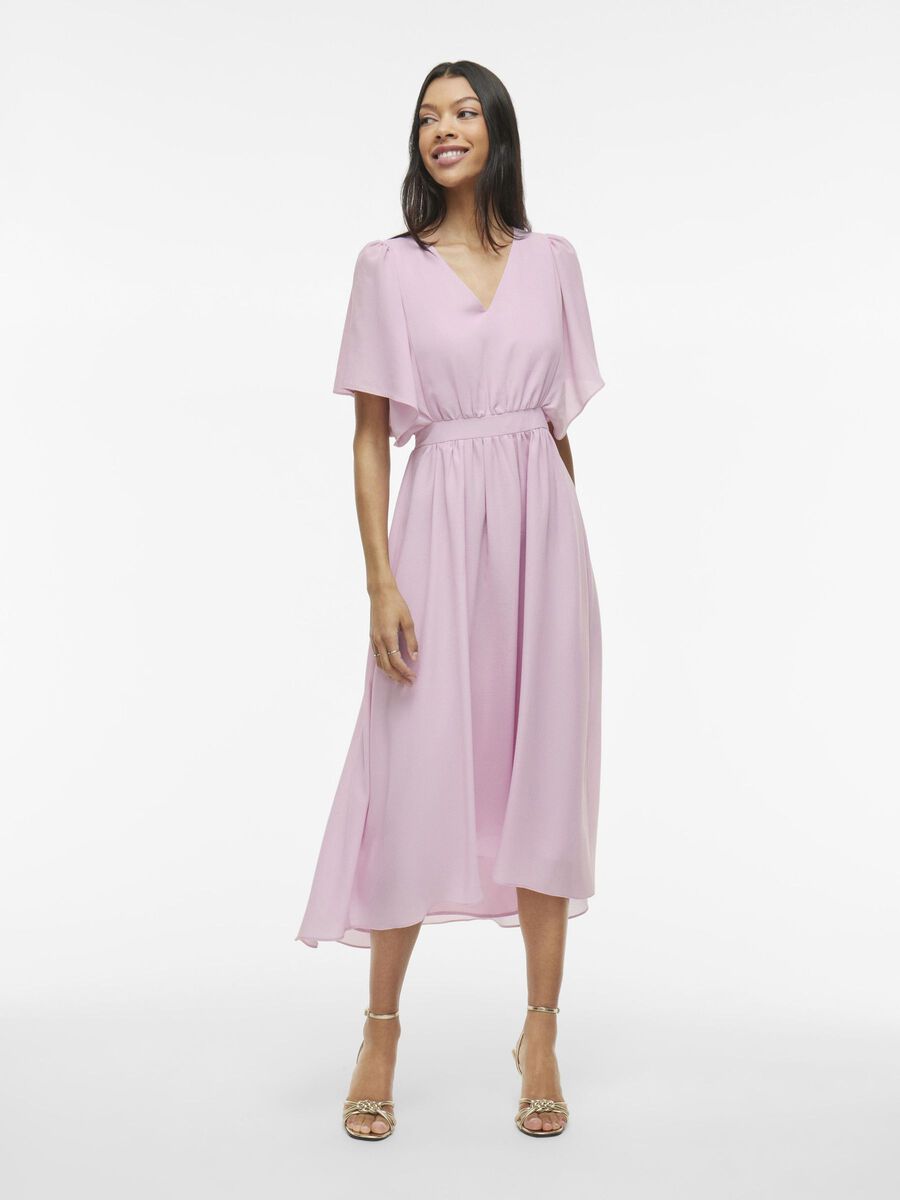 VILA SHORT-SLEEVED OCCASION DRESS, Winsome Orchid, highres - 14082973_WinsomeOrchid_003.jpg